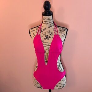 Hot Pink O.P. One Piece Swimsuit size M